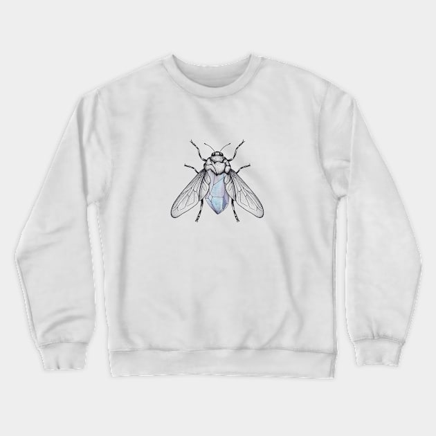 Crystal Bee Design Crewneck Sweatshirt by aquamarina